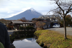 富士山　忍野八海（鏡池）逆さ富士【2023年1月】